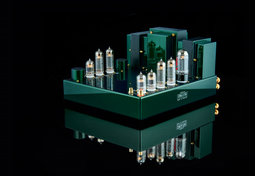 English Acoustics Stereo 21c British Green front 34 with lights