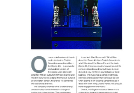 HiFi Plus Stereo 41c Best Amp under £20K